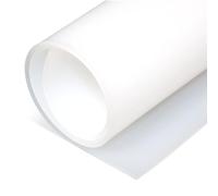 Exactly Rubber - Feuille en silicone translucide, Duromètre 50A, semi transparent, résistant -80 à 450 F, set de table de qualité alimentaire, 450 % d'allongement, fabriqué aux États-Unis