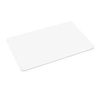 ExactMade - Lot de 4 sets de table transparents, fabriqués aux États-Unis, sûrs, rectangulaires de 30,5 x 40,6 cm, en vinyle lisse ultra transparent de 2 mm d'épaisseur, napperons en plastique faciles
