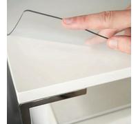 ExactMade - Protection de table transparente, fabriquée aux États-Unis, sûre, 30,5 x 50,8 cm, vinyle ultra lisse de 2 mm d'épaisseur, sous-main transparent pour bureau d'écriture, sous-main de bureau