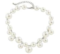 Exagéré Punk Big Ball Colliers pour les femmes-boule irrégulière créative & perles de perle Choker, Party Bar quotidien porter des accessoires, Dainty déclaration mariée mariage bijoux cadeaux