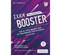 Exam Booster for B1 Preliminary and B1 Preliminary for Schools with Answer Key with Audio for the Revised 2020 Exams by Mark Little Mark Little (Auteur)