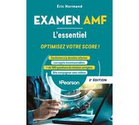 Examen AMF : L'essentiel - 2e édition Optimisez votre score ! - Éric Normand - Pearson France - broché - Guide