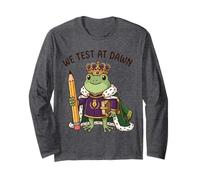 Examen Final du coordinateur de Teacher Frog We Test At Dawn Test Day Manche Longue