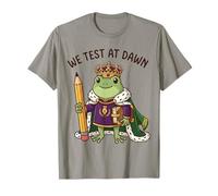Examen Final du coordinateur de Teacher Frog We Test At Dawn Test Day T-Shirt