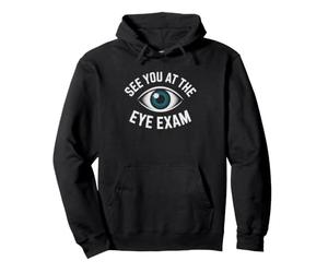 Examen Oculaire Ophtalmologue Médecin des Yeux Ophtalmologie Sweat à Capuche