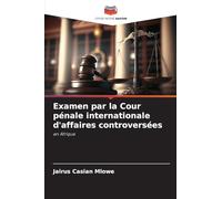 Examen par la Cour pénale internationale d'affaires controversées