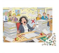 Examens de Notation des Enseignants Britanniques Puzzle en Bois Imperméable Puzzles De 1000 Pièces pour Adultes Cadeaux Coloré Jeux Éducatifs