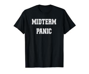 Examens de Panique à mi-Parcours T-Shirt Graphique avec Valeur