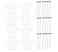 EXAOMBLE 1 Ensemble Moule à Bougie Plastique avec Mèches et Supports pour Diy Kit de Fabrication de Bougies Parfumées et Décoratives pour Projets Manuels Personnalisés