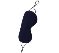 EXAOMBLE 1 pièce de Sommeil Soie Double Face Occultant pour Voyage et Détente Vert et Marine