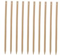 EXAOMBLE 10 Pièces Fan Grip Handles Bamboo Craft Kit For Diy Hand Fans Natural Cooling Material Elegant Cultural Accessories For Art Projects And Weddings