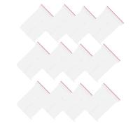 EXAOMBLE 100 Paquet Auto-scellants en Plastique Transparents 9x13 Cm, Résistance Renforcée, Réutilisables pour L'organisation Stockage en Entrepôt