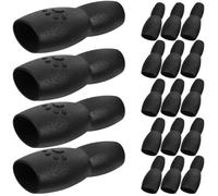 EXAOMBLE 100 Pièces Boucle de Laisse pour Chien, Boucle Plastique Multifonctionnelle, Plastique Souple Noir, Fixation Stable, Antirouille, Marche Vie Quotidienne, pour Chien et Ceintures
