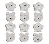 EXAOMBLE 12pièces Set De Jouets à Mâcher Volcanique pour Hamsters Cochons Lapins Et Autres Petits Animaux Jouets à Mâcher Solides Et pour Prévenir Les Problèmes Dentaires