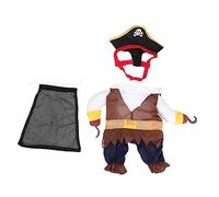 EXAOMBLE 1ensemble Costume De Chien Pirate Élégant pour Halloween Vêtements De Cosplay pour Animaux pour Séances Photo