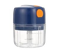 EXAOMBLE 1ensemble Masher à Ail Électrique sans Fil Portable Presse-ail Compact pour Cuisine Familiale Hachoir Léger et Pratique pour Ail Œufs et Aliments pour Bébés Transparent