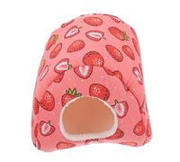 EXAOMBLE 1pièce Nid Chaud pour Hamster Et Hérisson Abri Confortable Premium Design Adorable pour Animaux De Compagnie Hiver Dimensions Facile à Transporter Nettoyer