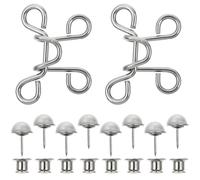 EXAOMBLE 2 ensembles Lot de Boutons Sans Clous pour Jeans Boucles Réglables pour Serrage Pantalon Accessoires Pratiques et Durables pour Ajustement Rapide