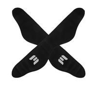 EXAOMBLE 2 Pièces Cache-oreilles Anti-bruit pour Dormir, Peluche, Noir, Ajustables, Respirants, Isolation Phonique, Sommeil Travail, Femmes
