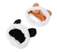 EXAOMBLE 2 pièces Chapeau Décoratif pour Animaux Casquettes pour et Chiens Design Adorable Forme de Poule Confortable et Durable pour Vos à