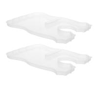 EXAOMBLE 2 Pièces Moule Silicone pour Support de Livre de Lecture DIY en Résine Époxy Transparente, Multi-Usage, Aspect Professionnel, pour e Musique et Décoration