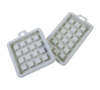 EXAOMBLE 2 pièces Moules à Silicone Carré et Rectangle Moules Pâtisserie Réutilisables Antiadhésifs pour Cuisine Maison et Boulangerie pour Gâteaux et Waffles