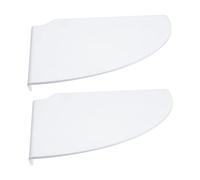 EXAOMBLE 2ensembles Étagères Flottantes Acrylique pour Coin Murale Multi-Usage Résistantes Et Simples pour Salon Cuisine Salle De Bain