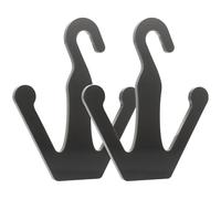 EXAOMBLE 2pièces Double Hook Shoe Drying Rack Acrylique Support Solide et Multifonctionnel pour Séchage et Rangement de Chaussures de Sport Organisateur Suspendu pour Maison