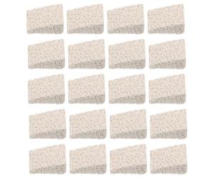 EXAOMBLE 30 Pièces Plaquette pour Élément Chauffant de Four à Céramique en Oxyde D'aluminium Blanc Performance de Chauffage Consommation D'énergie pour Production en Série