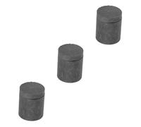 EXAOMBLE 3pièces Creuset Graphite Haute Température Outil Polyvalent Pour Fusion De Métaux Précieux Accessoire De Fonderie Pour Platine