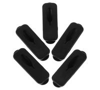 EXAOMBLE 5pcs Clips de Câble de Vélo en Plastique Noir pour Fixation Facile et Organisation des Câbles de Frein Dérailleur, pour Installation Sentiers