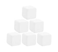EXAOMBLE 6 Pièces Bloc de Calcium Tortue Terrestre Minéral pour Reptiles, Cube de Calcium pour Reptiles Fonction de Broyage des Dents, Supplément Minéral Blanc