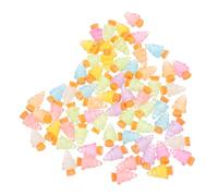 EXAOMBLE 72pièces Mini Sapin De Noël Lumineux Sapin Artificiel Décoratif Décoration De Fête pour Bureau Ornements De Noël Miniature pour Maison De Décoration De Table Fournitures De