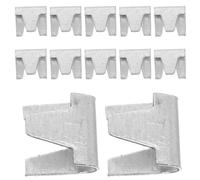 EXAOMBLE 800 Clips de Cage en Fil de Fer pour Oiseaux et Animaux de Compagnie, Accessoires Universels en Fer Argenté pour Fixation Sécurisée en Intérieur et Extérieur