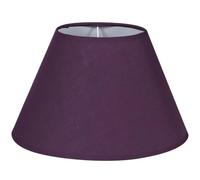 EXAOMBLE Abat-Jour en Tissu Violet Uni pour Lampe de Table Forme Tonneau Petit Modèle Compatible Douille E27 Décoration Intérieure Rétro pour Bureau Chambre et Maison