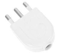 EXAOMBLE Adaptateur de Prise Italienne mâle 3 pôles Blanc en PC supportant 16 A avec Connexion sécurisée, Compatible appareils Haute Puissance pour Bureau et Voyages d'affaires