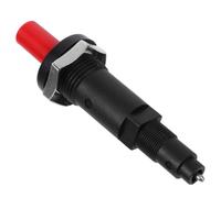 EXAOMBLE Allumeur Électronique de Barbecue à Gaz 1 Sortie 18kv Noir PP | Terminal 2, 3mm, Trou de Montage 18mm, Installation Facile, Compatibilité