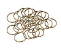 EXAOMBLE Anneaux Brisés Pratiques pour Suspendre Petits Objets Lot de 200 Couleur Or pour Porte-clés Vintage pour Saison de Remise de Diplômes et Création de Bijoux