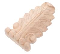 EXAOMBLE Applique en Bois Sculpté Corbeau pour Décoration Intérieure, Ornement de Meuble en Bois Brut, Console Murale pour Salon et Séjour