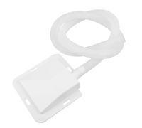 EXAOMBLE Bac à Eau du Climatiseur en Plastique Blanc avec Tuyau, Récupérateur de Condensation pour Climatiseur Intérieur, Installation Facile et Support Stable, Accessoire Indispensable