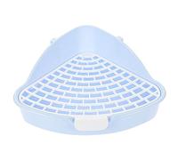 EXAOMBLE Bac à Litière en Plastique pour Lapin Toilettes Anti-Chute pour Animaux de Compagnie Bac à Litière Compact et Amovible pour Chinchilla Cochon d'Inde et Hamster