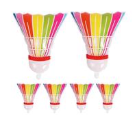 EXAOMBLE Ballons de Badminton Réutilisables pour PE Ensemble de 6 Gonflables Design Unique Polyvalent Décorations de Fête D'anniversaire Sportives