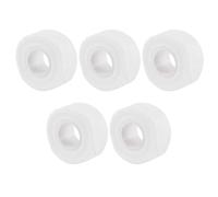 EXAOMBLE Bandages Confortables Élastiques Auto-adhésifs 5pcs en Coton Blanc et Ne Collant Pas la Peau pour Activités Sportives et Équipes Athlétiques