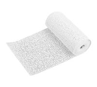 EXAOMBLE Bandes Plâtrées Résistantes en Tissu de Plâtre Blanc pour Réparation D'ancrages Muraux, Rouleau Facile à Utiliser et Adapté la Sculpture Modelage Décoratif