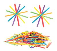 EXAOMBLE Bâtonnets en Colorés pour Bricolage Garçon et Filles 1000 Pièces Matériaux DIY Non Cirés Activités Manuelles Fêtes Artisanat