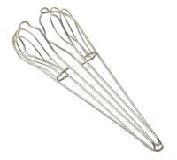 EXAOMBLE Batteur à Œufs Manuel en Acier Inoxydable 304, Résistant la Rouille, Design Compact et Léger, en Métal Facile à Utiliser Cuisine