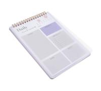 EXAOMBLE Bloc Notes Quotidien Planificateur pour Cahier To Do List Prise de Notes avec Surface Lisse Planification Routine Semaine pour Travail et Étude