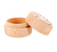EXAOMBLE Boîte à Dents de Lait Rangement Pratique et Élégant Moderne et Minimaliste en Bois Boîte à Souvenirs pour Conserver Dents et Cheveux pour Filles D'garçon et Filles