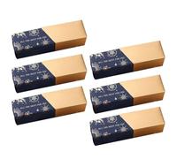 EXAOMBLE Boîtes à Dragées Bleu Lot de 10 13,5 CM X 3,5 CM X 3,5 CM Contenant pour Mariage et Coffrets Présents Artisanaux