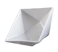EXAOMBLE Bol à Trempette en Céramique Blanc Mini pour Sauces, Design Créatif et Pratique, Assiette à Sauce Maison Restaurants